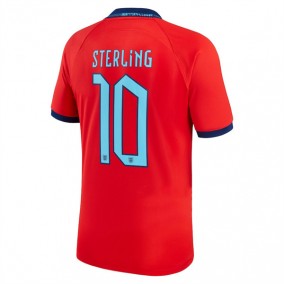 Seconda Maglia Inghilterra Mondiali 2022 Raheem Sterling 10